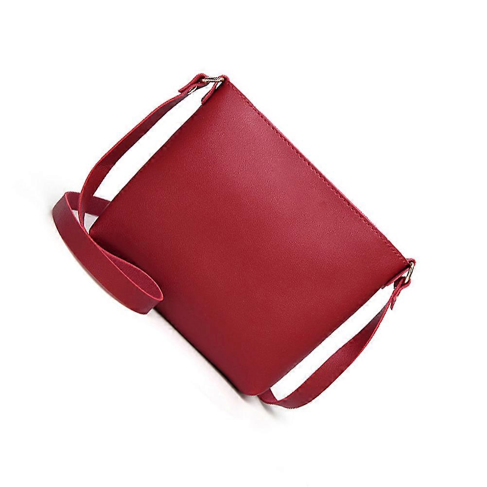 Phone Bag Women Shoulder Bag Handbags Wine Red Daily Use Rectangular 1Pack