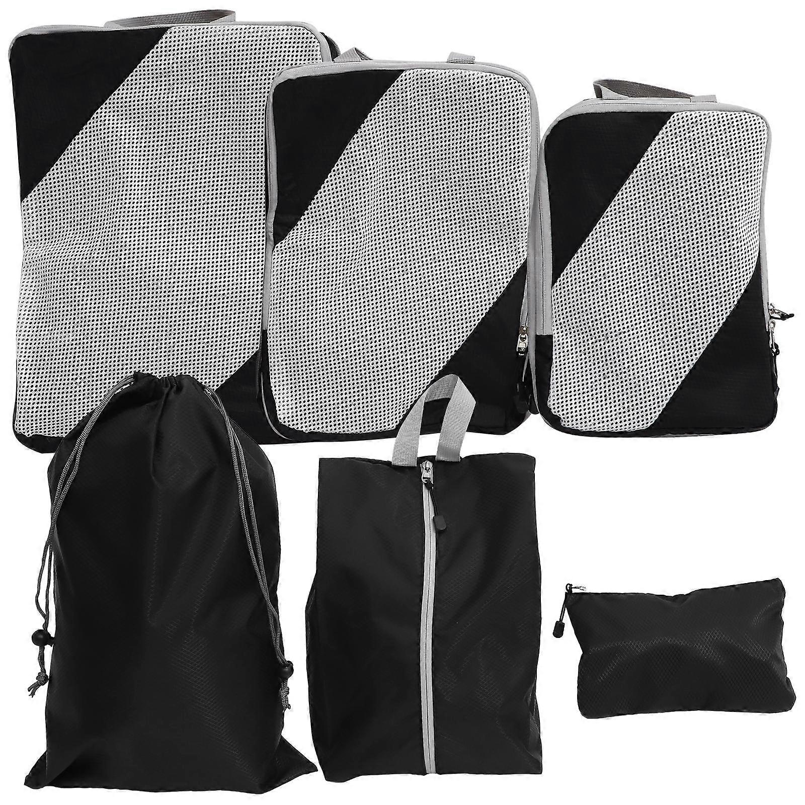Here's a polished and professional product description based on the title you provided:
**6pcs Compression Travel Packing Cubes Set – Durable