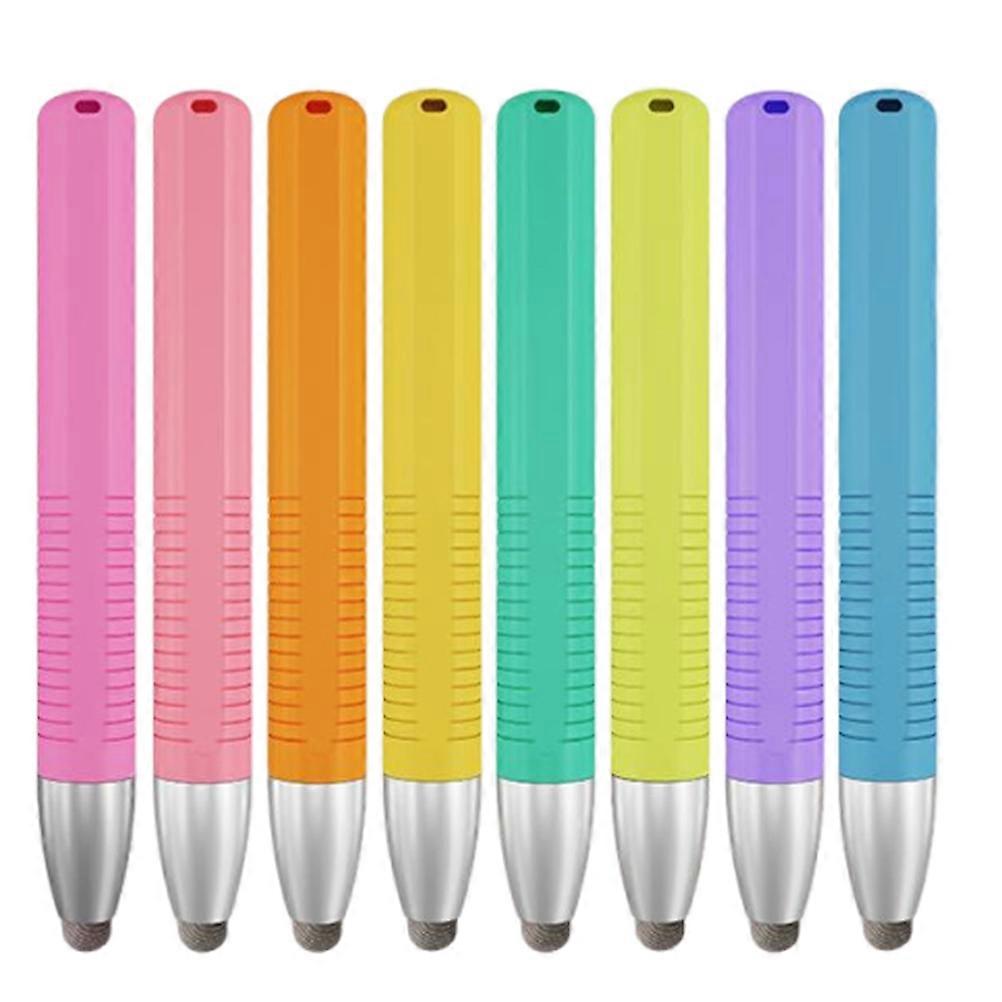 8pcs Capacitive Stylus Pens for Touch Screens – High Responsiveness Writing & Drawing Tool for Tablets & Smartphones, Smooth & Precise for Education