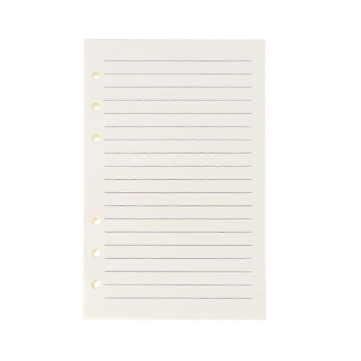 240Pcs Classic Portable Binder Core Diary Inner Notebook Multicolor Delicate for Diary Notebook Drawing Block(White)