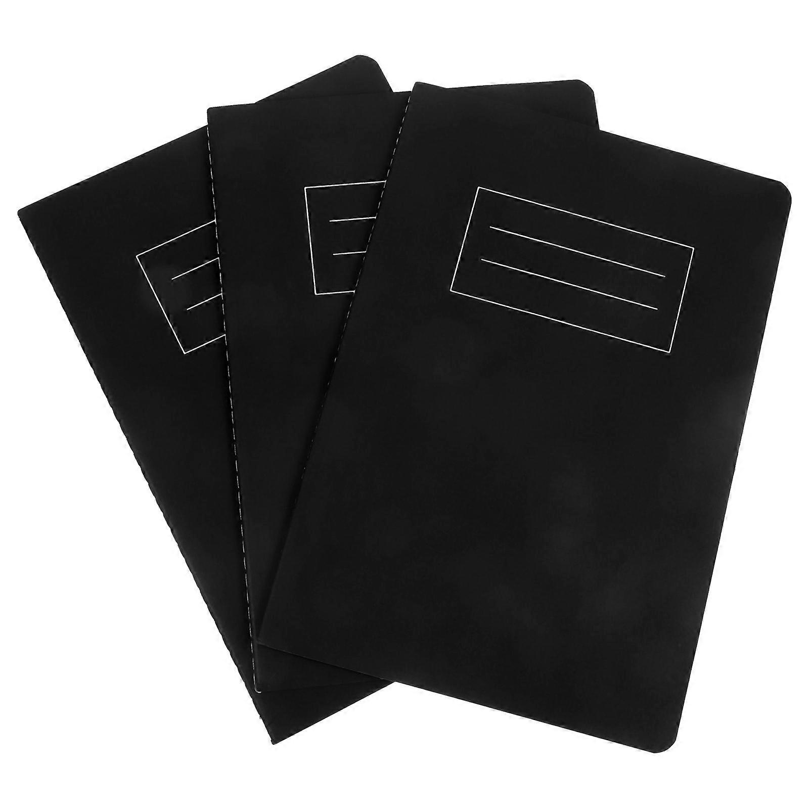 Exercise Books Lined Conference Notepad for Writing 3Pcs Convenient A5 Notepad