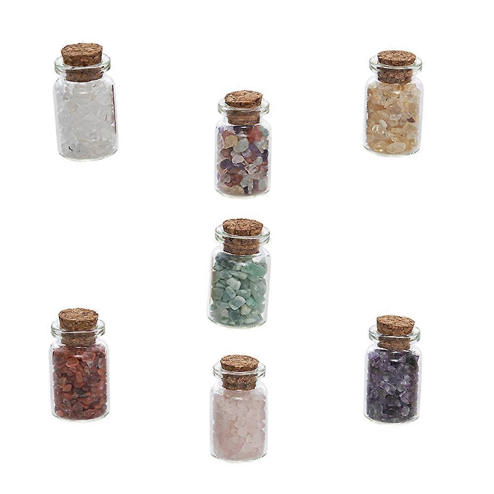 Tiny Wishing Bottles Creative Design For Wedding Occasions Mini Bottle Assorted Color 7Pcs