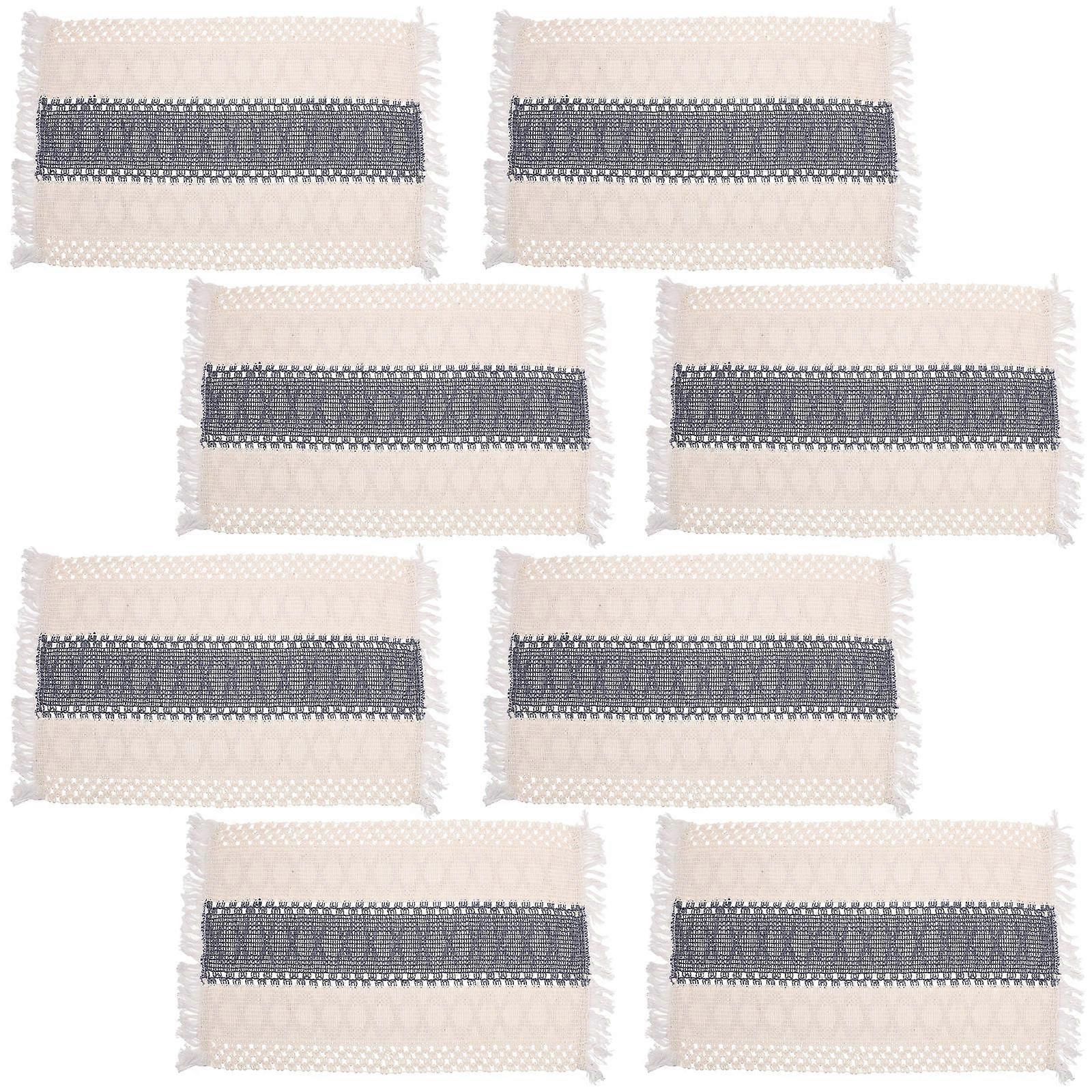 Insulated Table Mats Placemats For Kitchen Table Reusable Woven Placemat 8Pcs