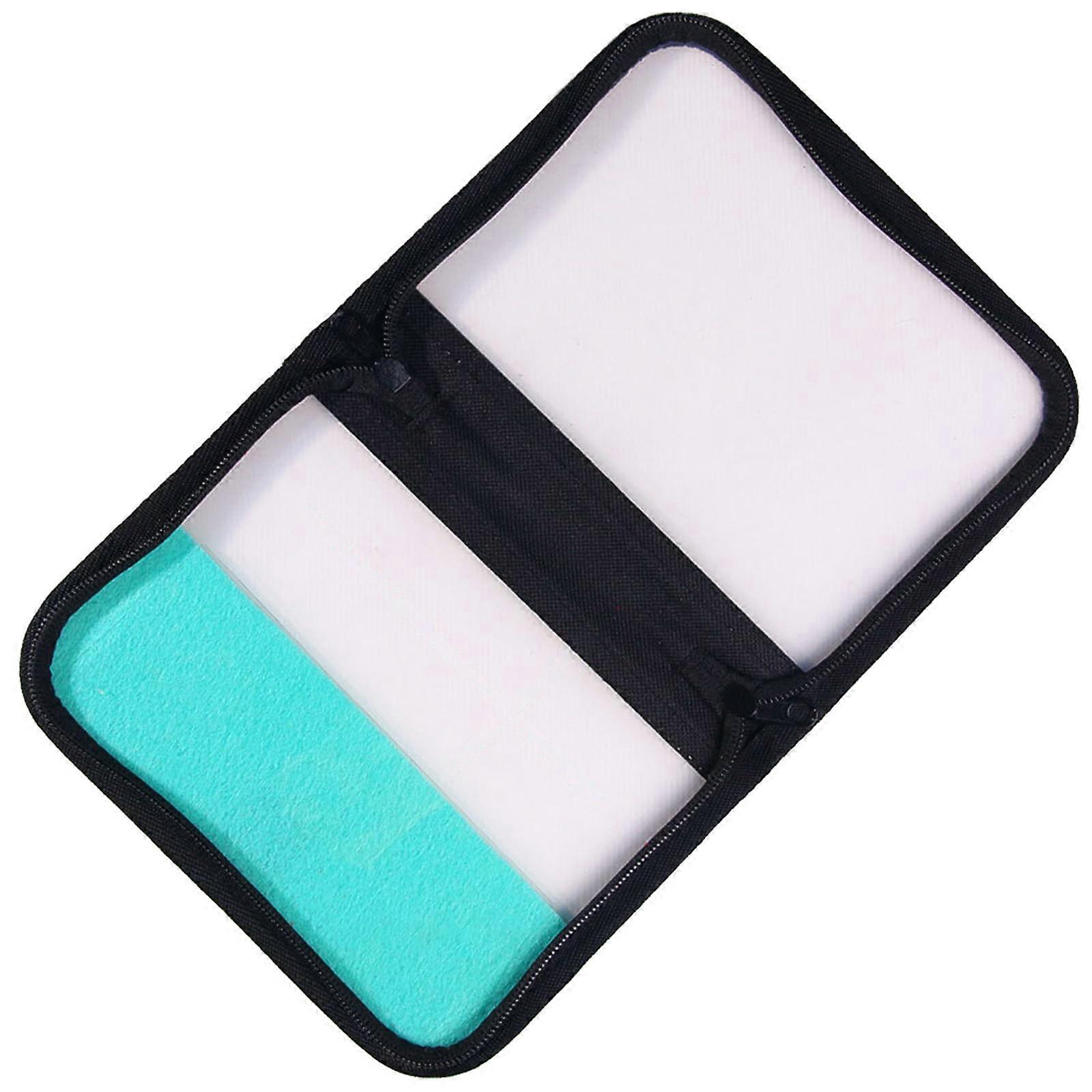 Portable Squid Jig Storage Bag with Zippers, Fishing Bait Organizer for Hooks, Lures, and Equipment, 21.5x15.5cm