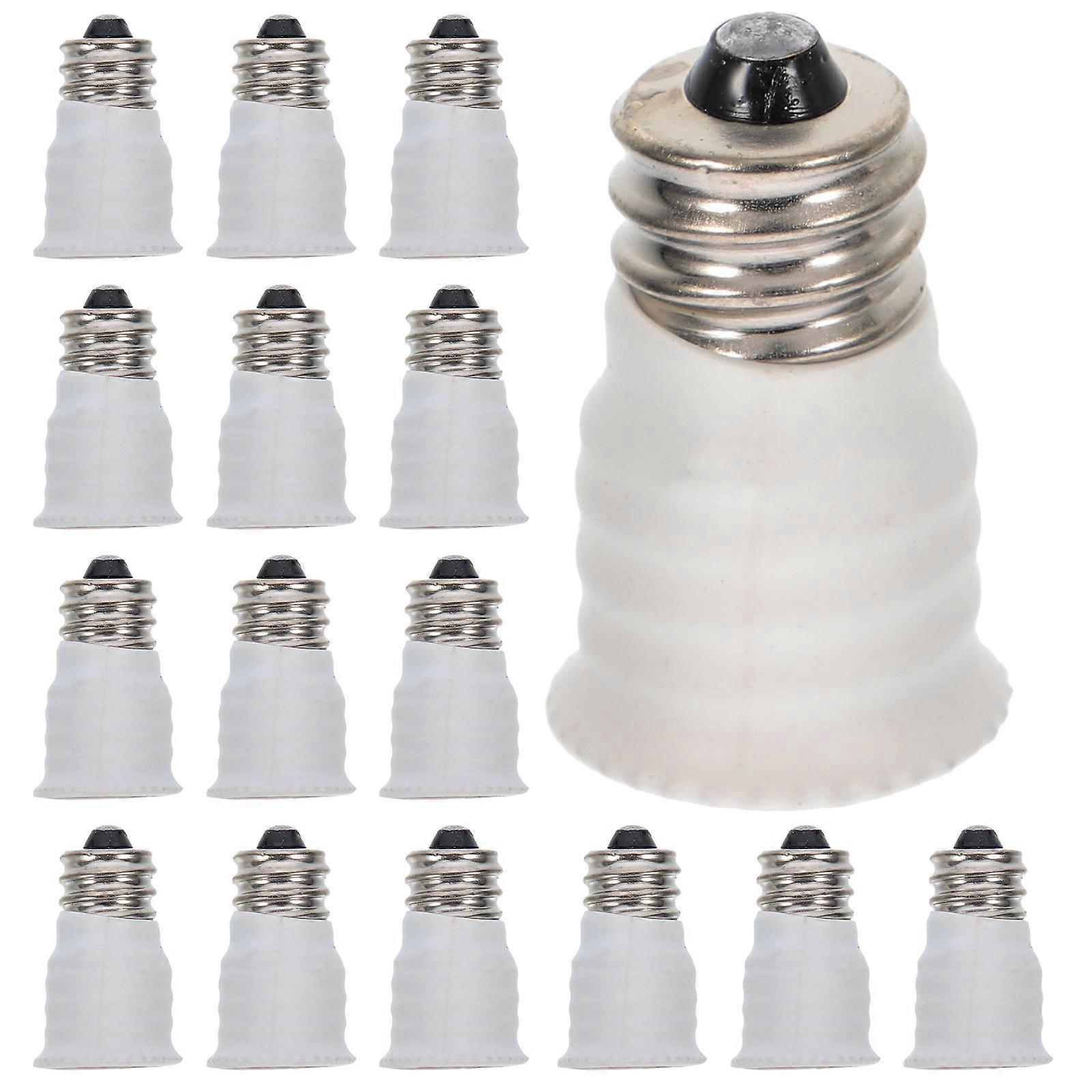 Bulb Socket Light Bulb Adapter For Monitoring Systems Copper-Plated Aluminum 15Pcs