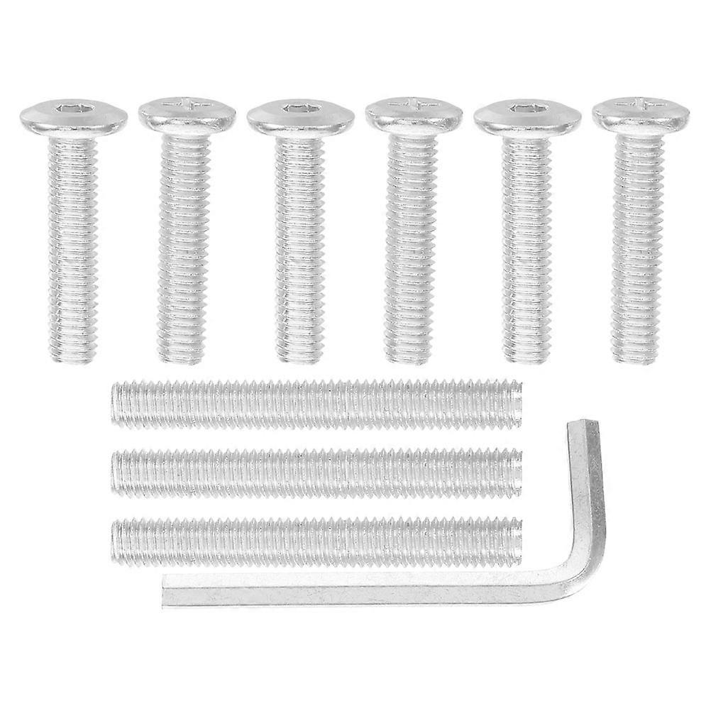 10pcs Cat Scratching Post Replacement Hardware with Screws and Wrench – Easy Installation for Cat Furniture Assembly – Versatile Connectors for Pet