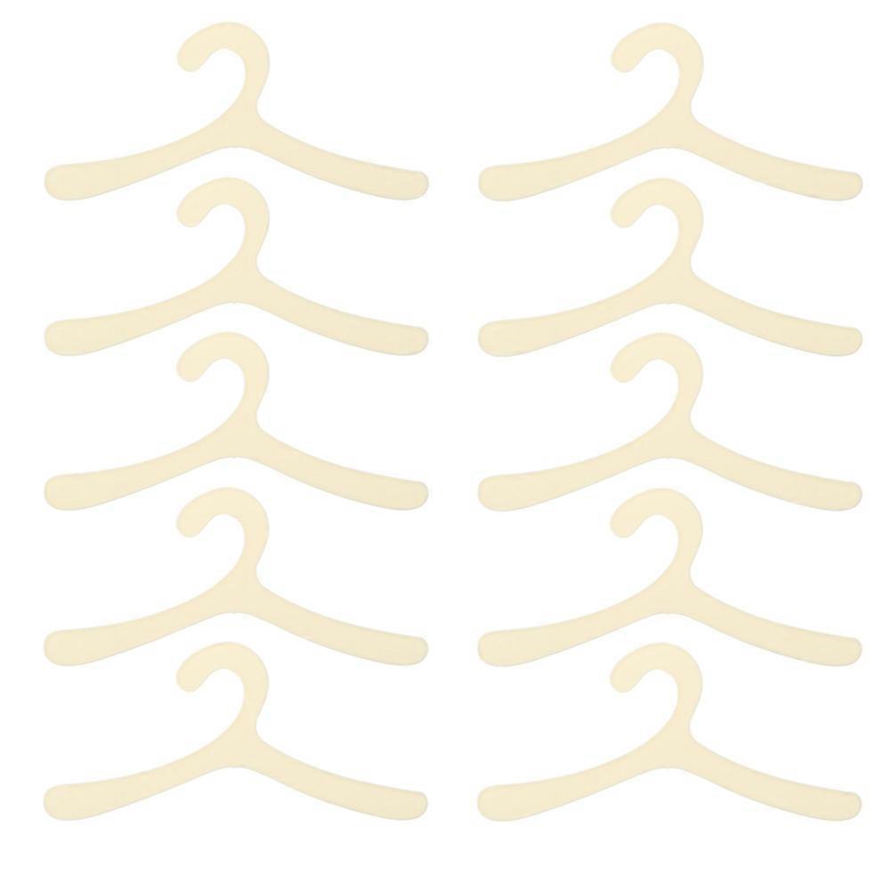 Klädhängare för hundkläder Vit färg 19X8 5CM Plastmaterial 10st