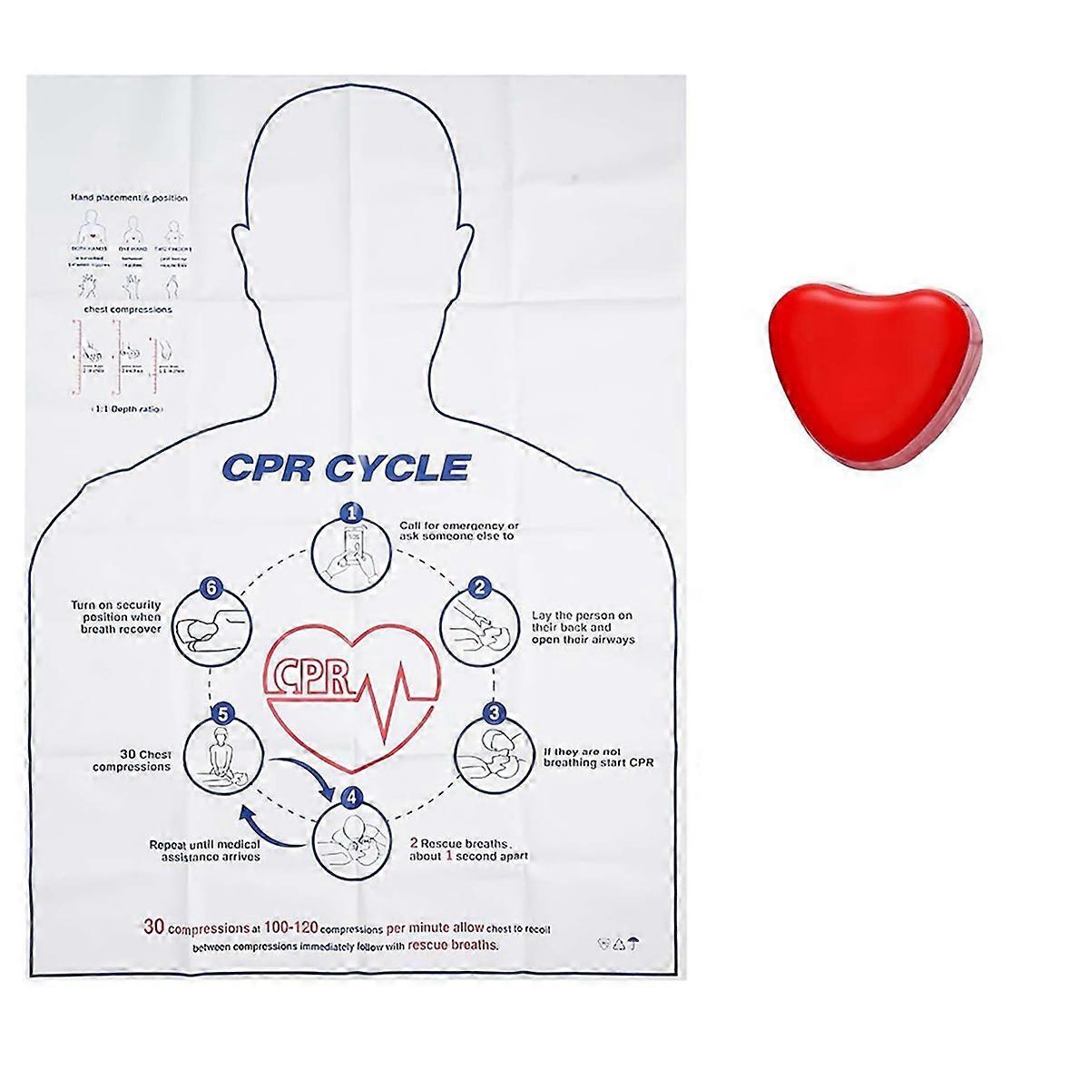 -Training Model,-Saver Training Kit, Compression First-Aid Training Tool,Hands Only -Trainer