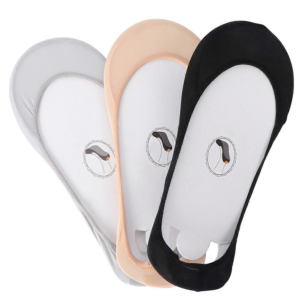 Liner Toe Sock Black Set for Comfortable Protection 1Set Silicone Padded