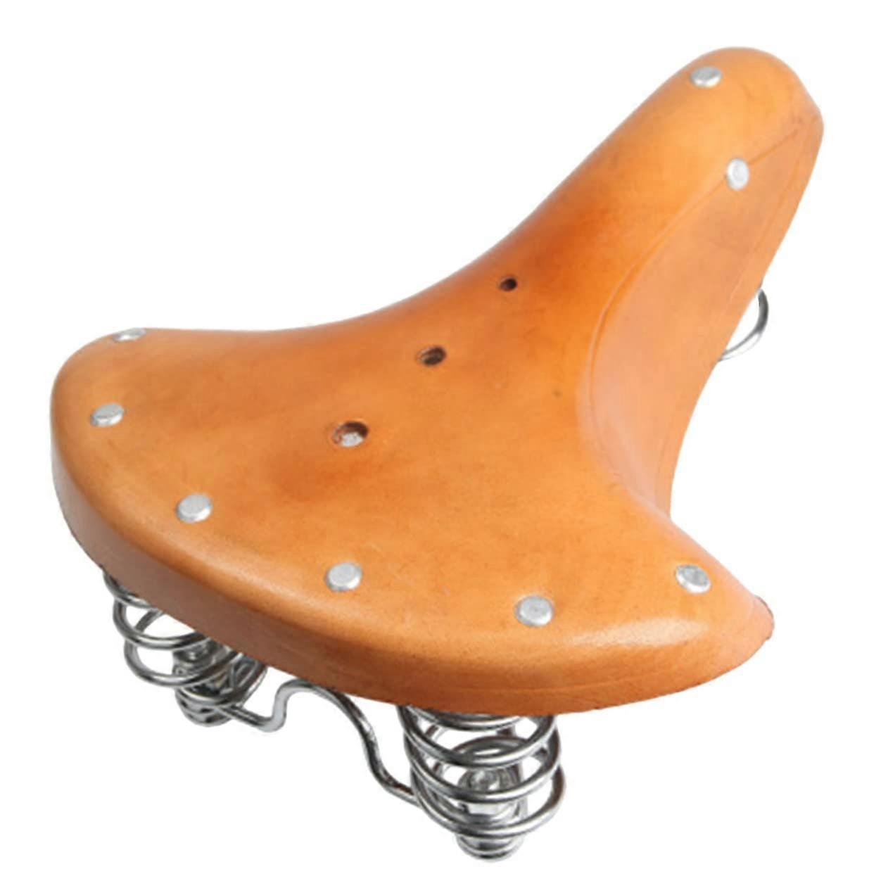 Retro bicycle saddle Comfortable mountain bike saddle for outdoor activities seat cushion for comfortable riding for various bicycle types