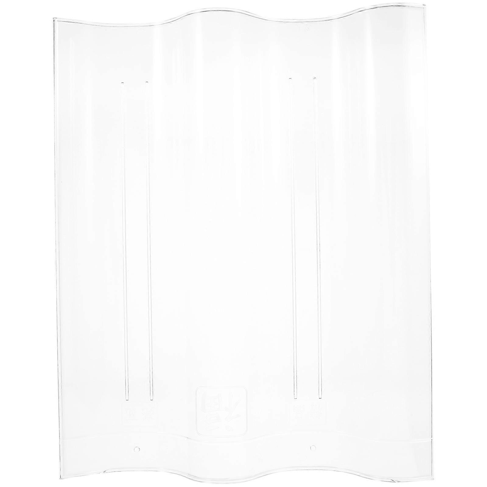 Cover Replacement Acrylic Roofing Panel For Greenhouse Outdoor Structures 42.00X33.50X4.50CM Increase Brightness 1Set