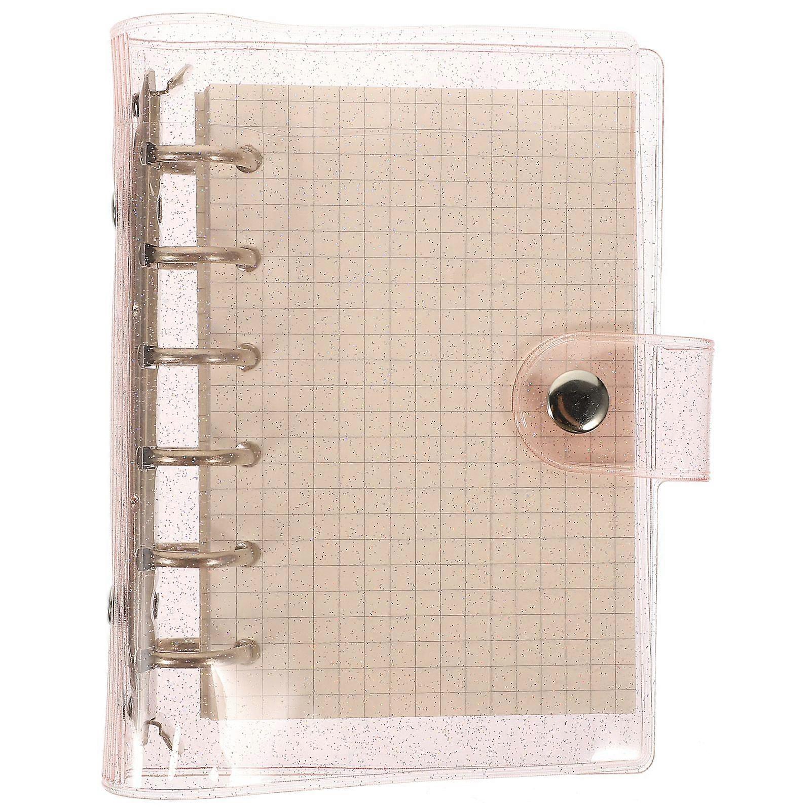 1 Set of Loose-leaf Notebook Waterproof Binder 6-Rings Binder Notebook Novelty Writing Notepad