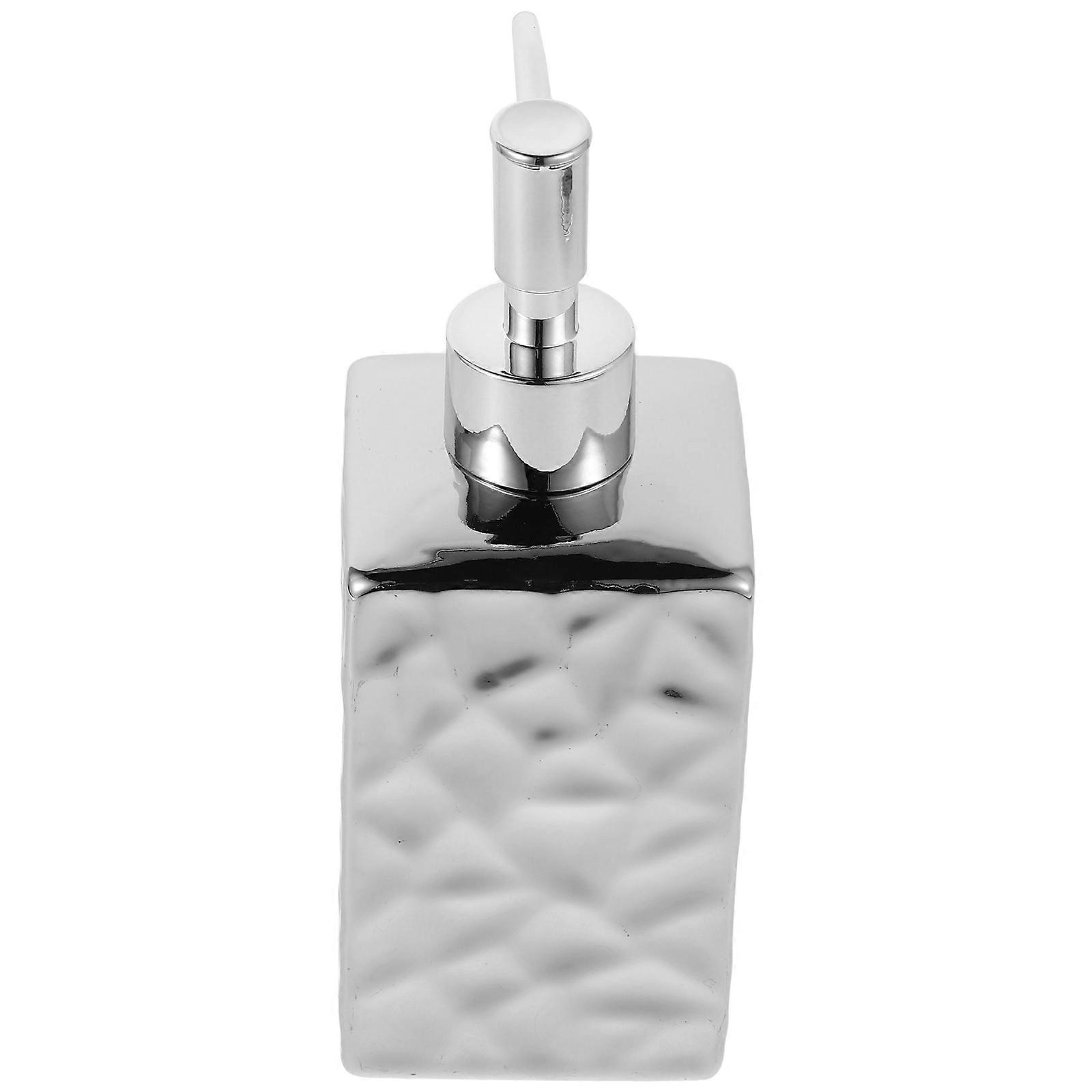 Body Wash Bottle Refillable Dispensing Liquids Square Soap Dispenser For Bathroom Kitchen Accessories Home Use Precise Control 380ml 1Pack