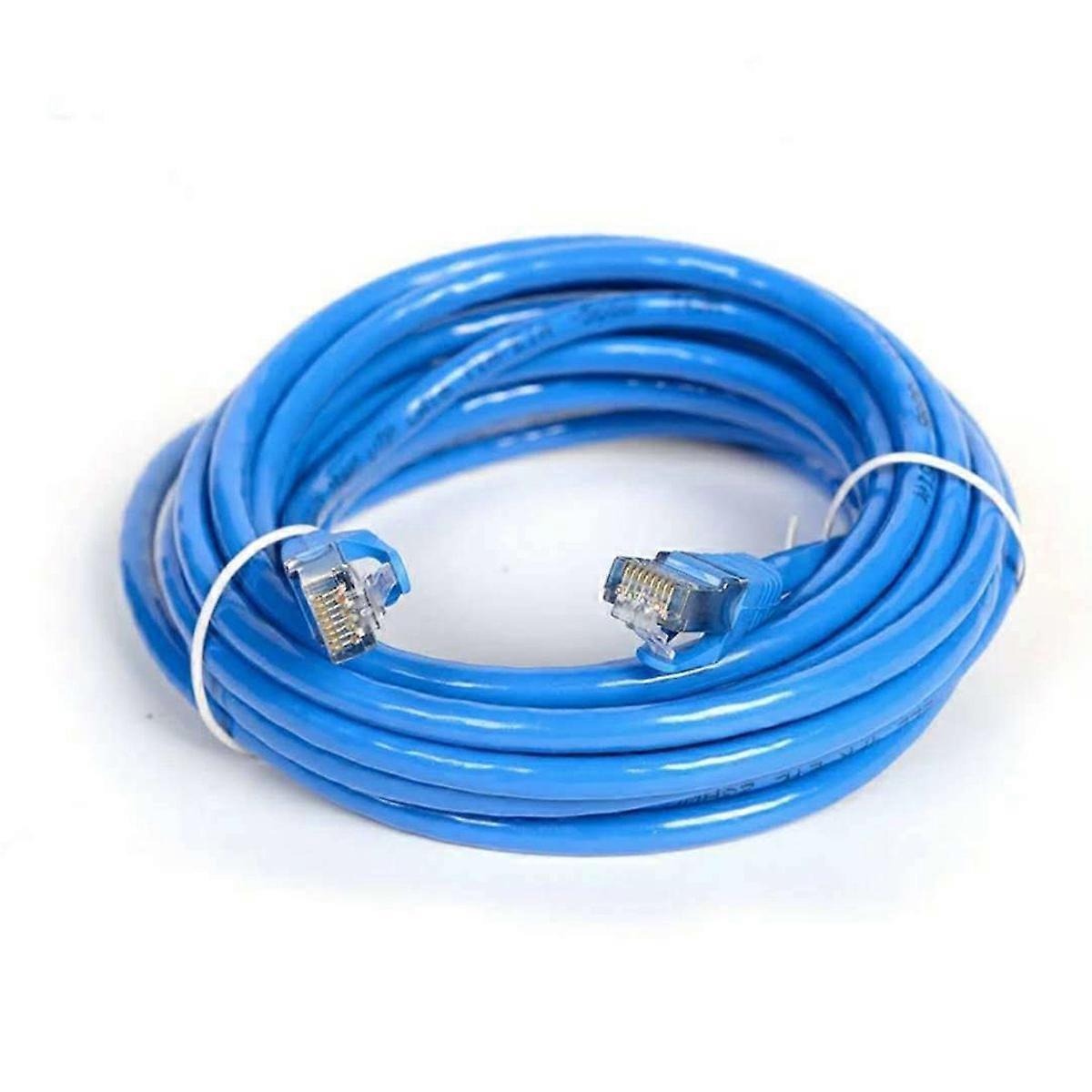 High-Speed Shielded Ethernet Cable, Robust Strain-Relieved For Easy Installation
