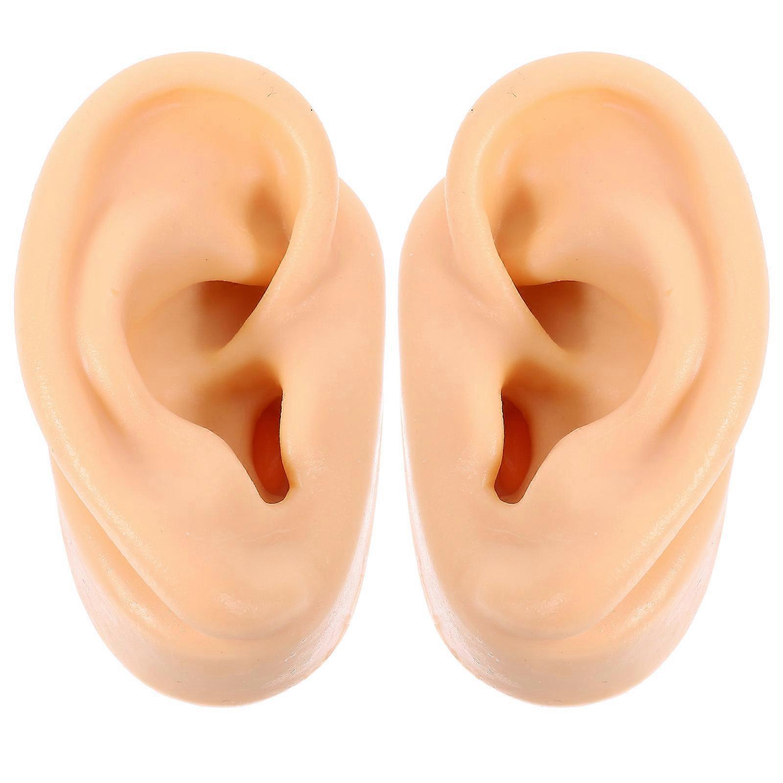 Artificial Ear Reusable Silicone Ear Model Prank For Party Supplies 7X4.5X4CM 1 Pair