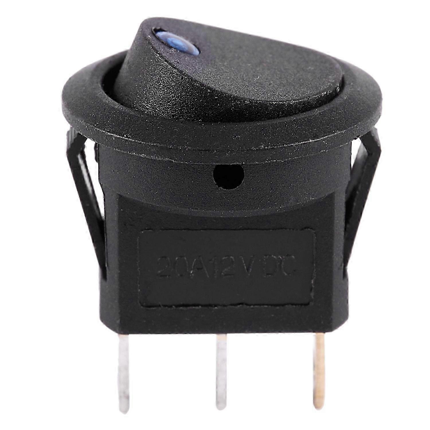 12V LED Wechselrichter Wippschalter ROUND SPST ON-OFF für BOOT Auto--