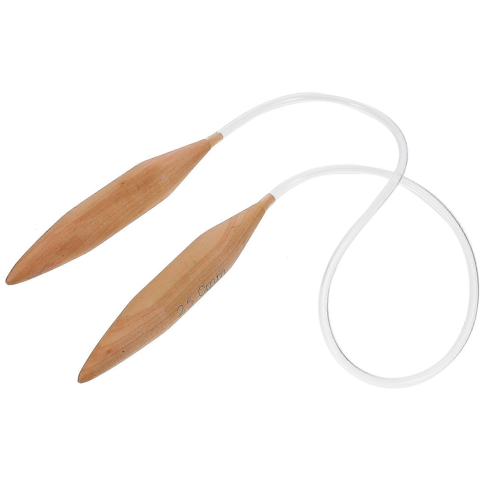 Sturdy Bamboo Circular Knitting Needles for Sweaters, Scarves, Hats, and Blankets – Ergonomic Wooden Rods for DIY Weaving and Knitting Projects