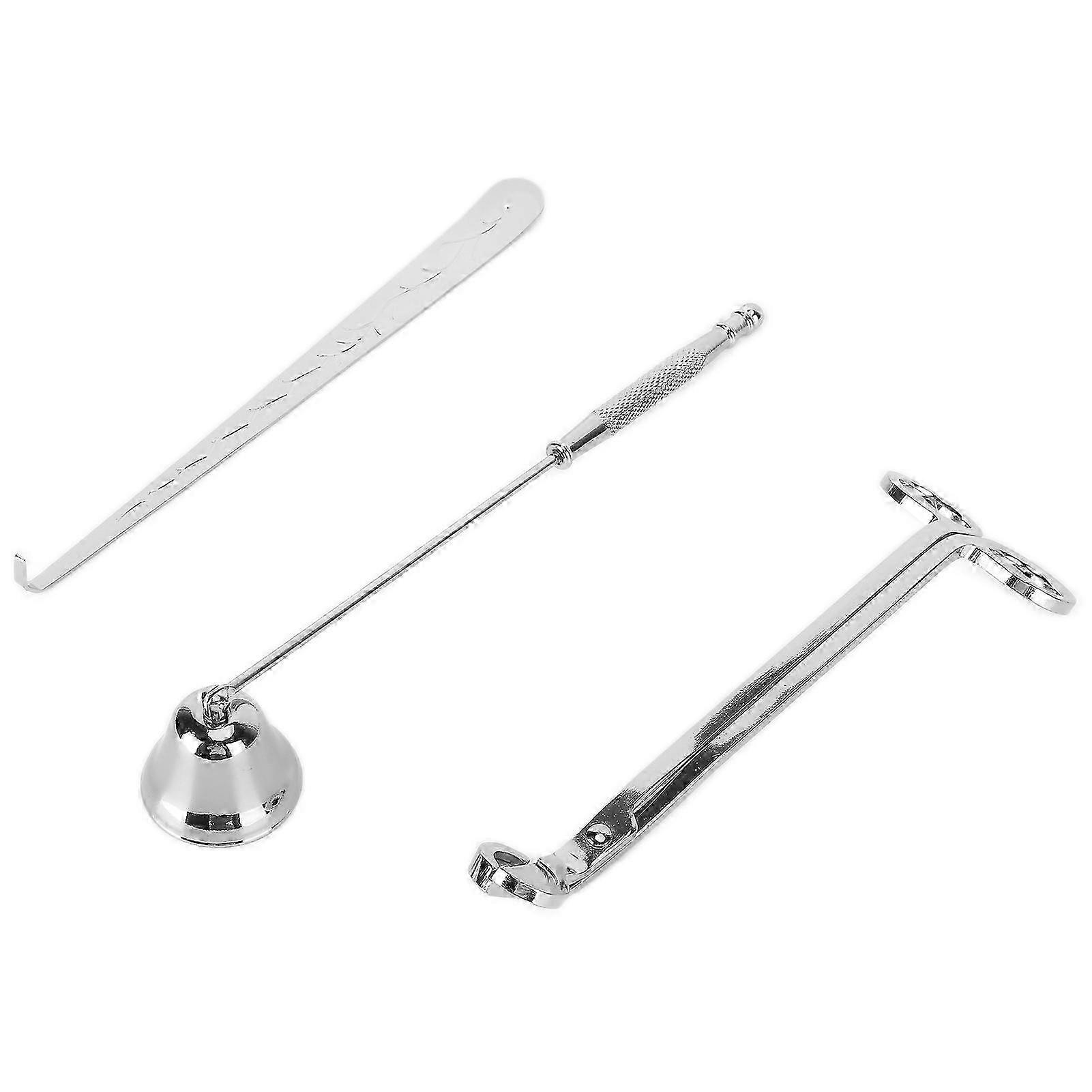 Candle Accessory Set with Wick Trimmer, Snuffer, and Dipper
