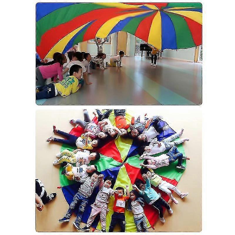 Kids Parachute Toy With Handles for Play Tent
