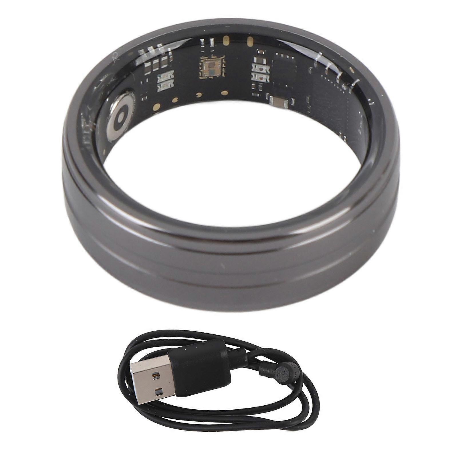 Silver Type 12 Smart Health Tracker: Bluetooth 5.1, Sleep & Fitness Monitor, 5ATM Waterproof