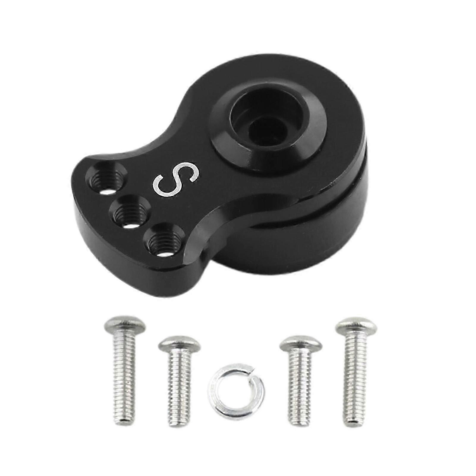 1/10 RC Car Servo Saver with Screws Gasket Kit 3/5 Holes Remote Control Crawler Car 25T Aluminum Adjustable Hi Torque Servo Saver Replacement