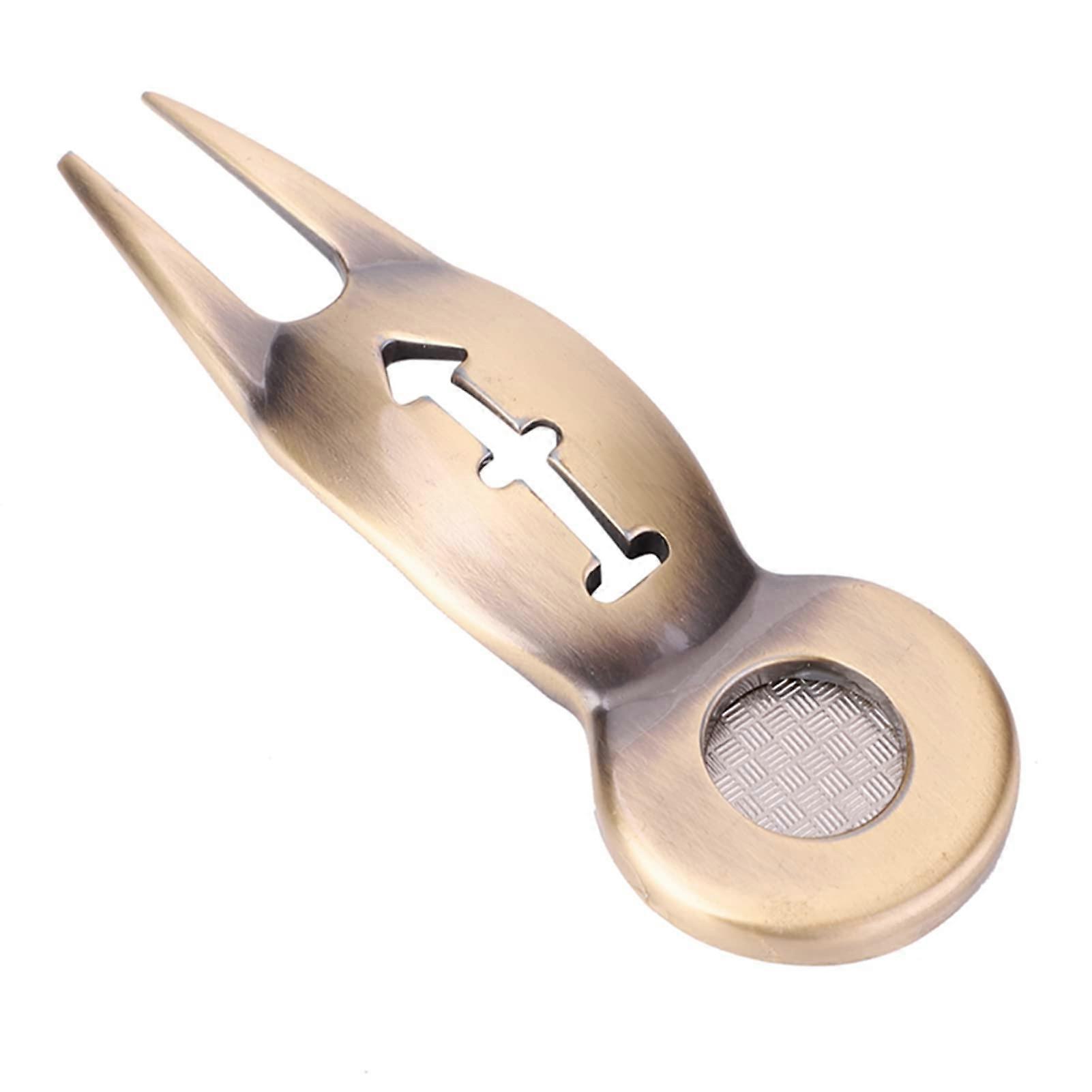 Divot Tool B Marker Magnetic MultiFunction Aluminum Alloy Lawn Fork