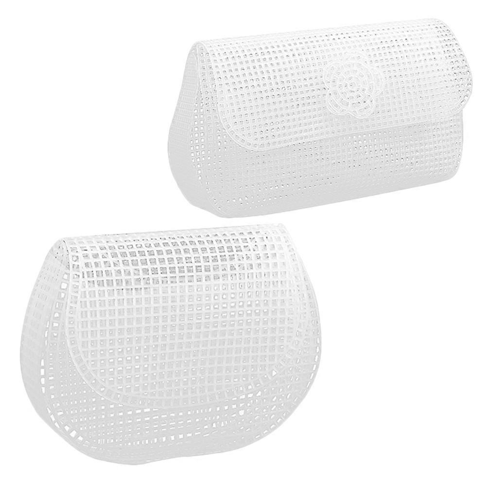 Plastic Mesh Canvas Sheets for Handmade Purses and DIY Bag Making Lightweight and Durable Crafting Supplies 2Pcs