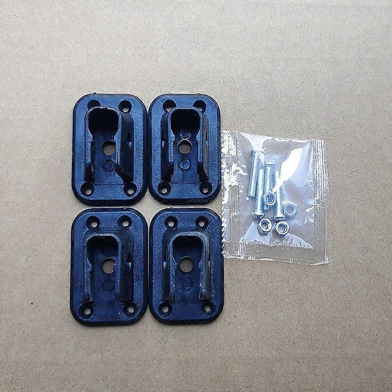 4pcs Folding Table Leg Brackets: Hardware Portable Lap Desk Leg Connectors Support Replacement With Screws For Outdoor Camping Picnic And Activities