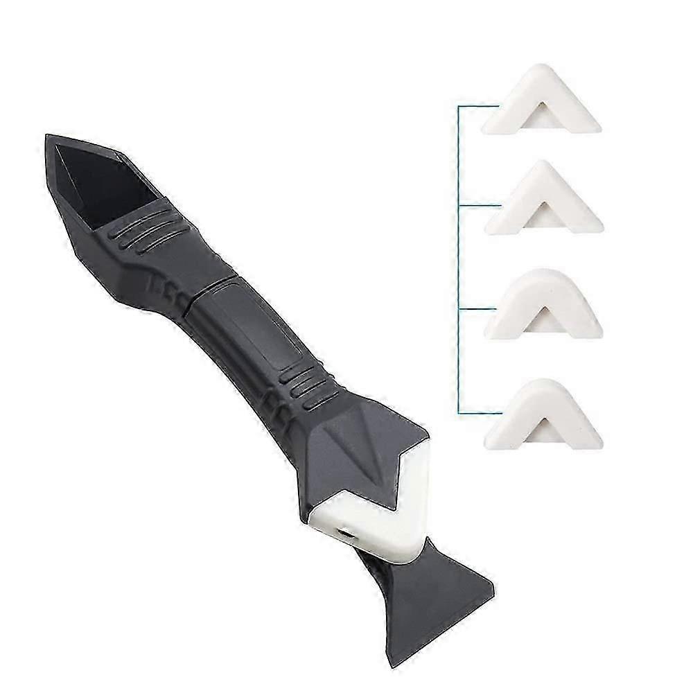 Glass Glue Corner Scraper, Plastic Gasket Repair Tool, Durable 3 in 1 Multifunction Professional Silicone Gasket Remover Tool