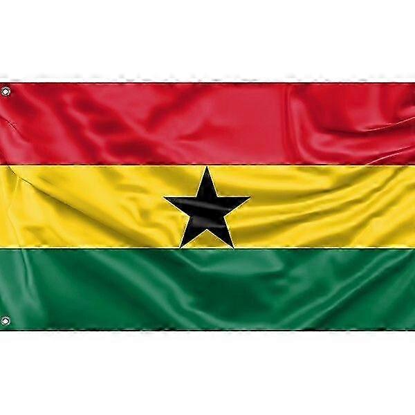 Flag of Ghana, Unique Design, 3x5 Ft / 90x150 cm and 4x6 Ft / 120x180 cm Sizes