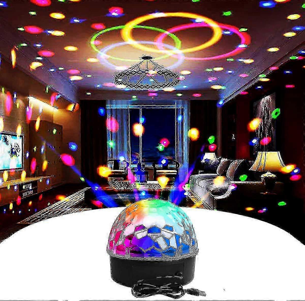 Disco Ball LED Party Light Projector for Events