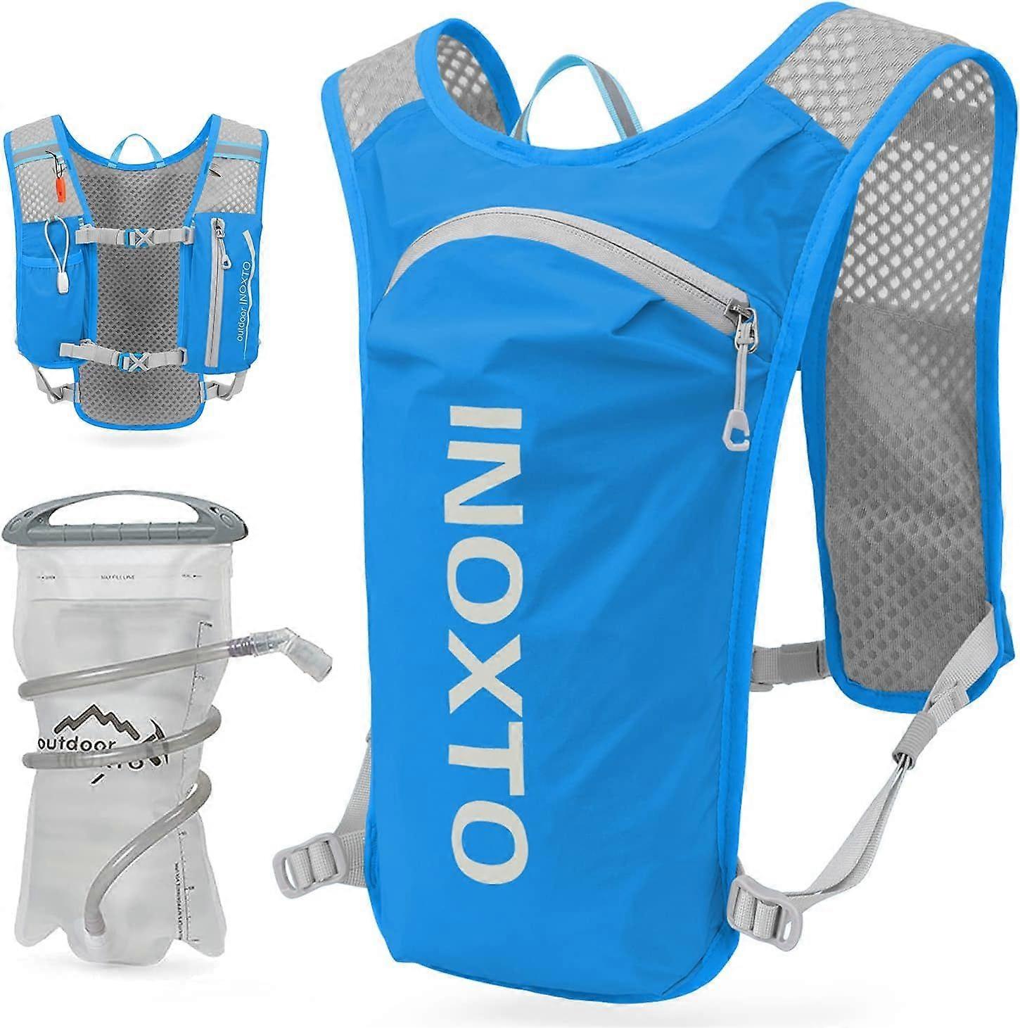Running Hydration Vest Backpack,Lightweight Insulated Pack with 1.5L Water Bladder Bag Daypack for Hiking Trail Running Cycling Race Marathon for Wome