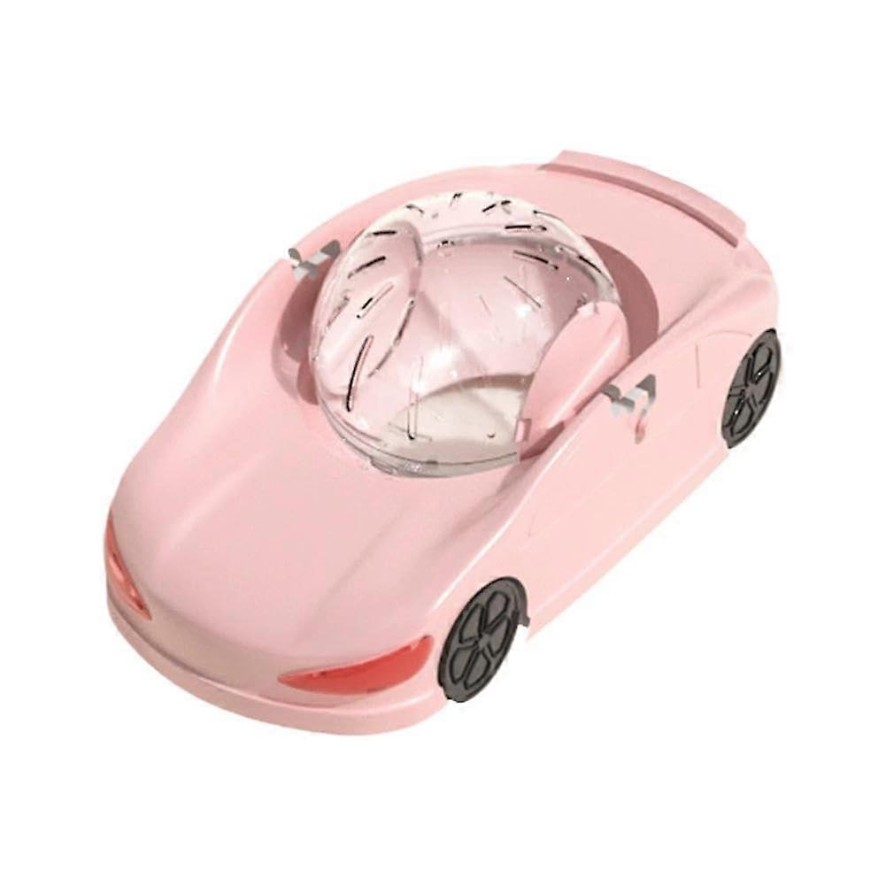 Hamster Running Ball, Large Toy Car Exercise Wheel For Small Pets, Rose Color, F1f7 Size, For Hamsters And Ferrets