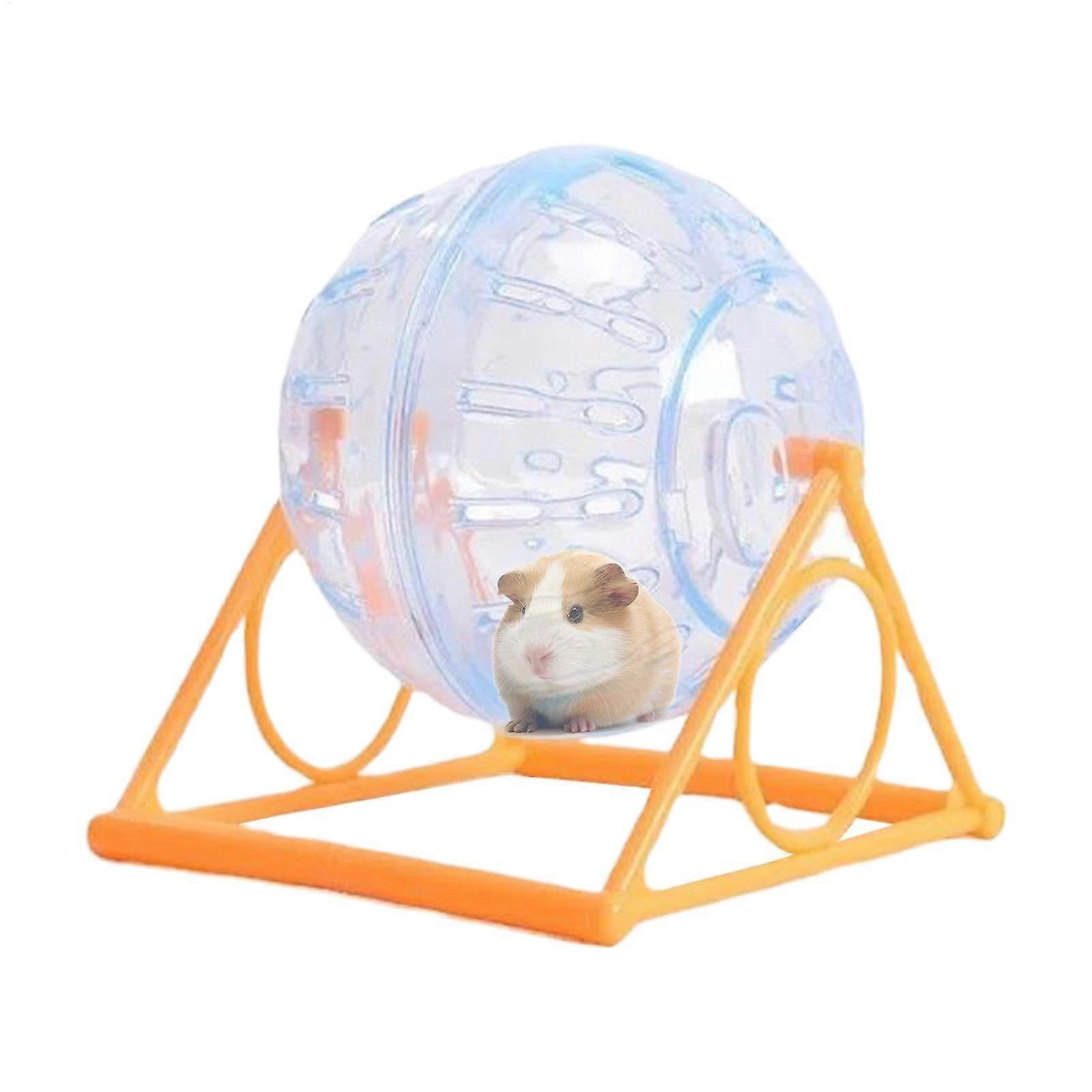Gerbil Exercise Wheel 12 cm Diameter Transparent Hamster Ball Chinchilla Running Toy Easy to Use Portable For Rodents