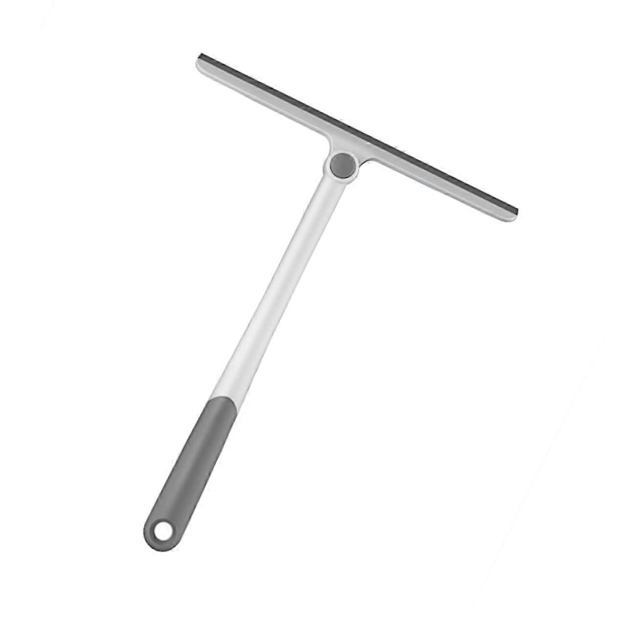 1 piece gray window squeegee for glass surfaces, onesided wiper for car, compact design, durable handle for bathroom and windows