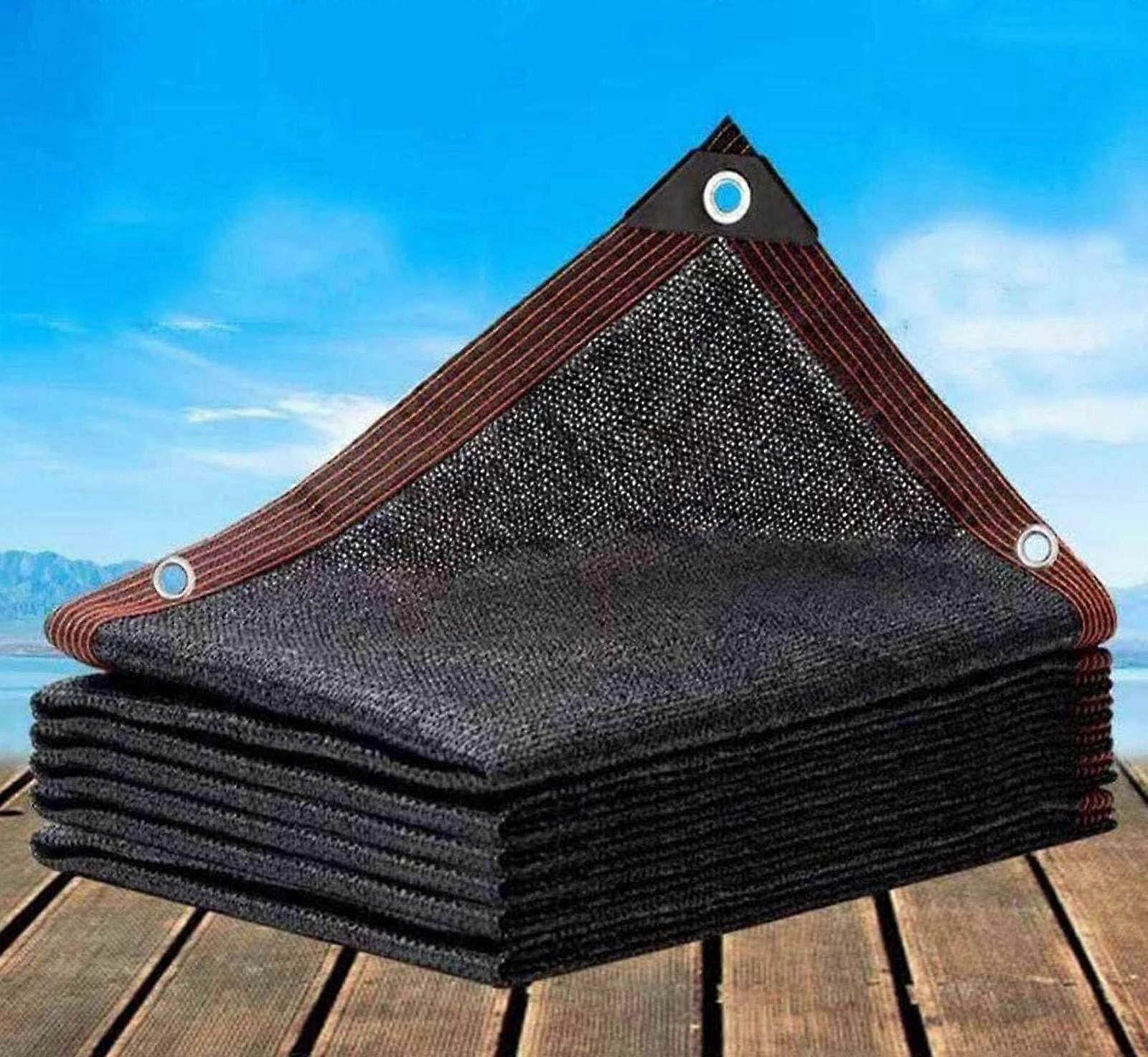 Shade net, breathable, tearresistant, reinforced edges, 4x7m Black