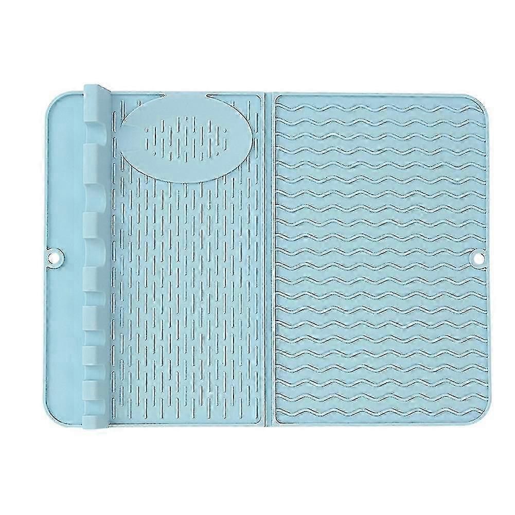 Heat Resistant Square Dish Drying Mat for Dining Tableware, Durable Cushion Pad for Dinnerware