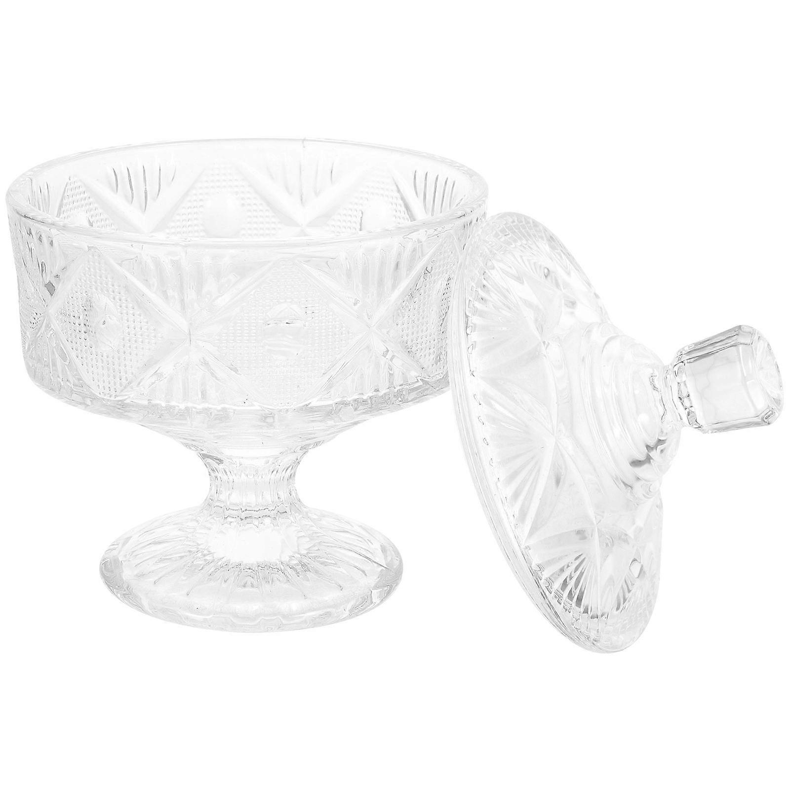 Transparent Glass Storage Can for Food with Sealed Lid Safe Moisture Proof insect Proof for Storing Nuts Grains