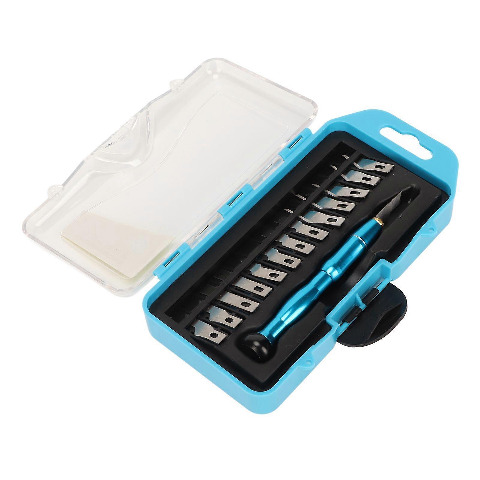 2025 Latest Model  15 Pcs Hobby Knife Set Multifunctional Ergonomic Stainless