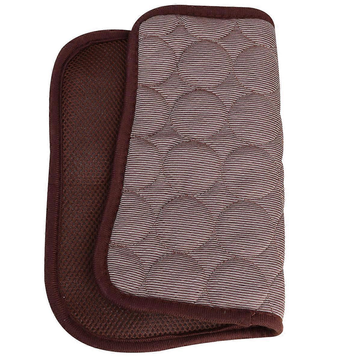 Cooling Beds For Cats Pet Summer Mat Heat Absorption Rectangular Durable Coffee 40x30cm 1Pcs
