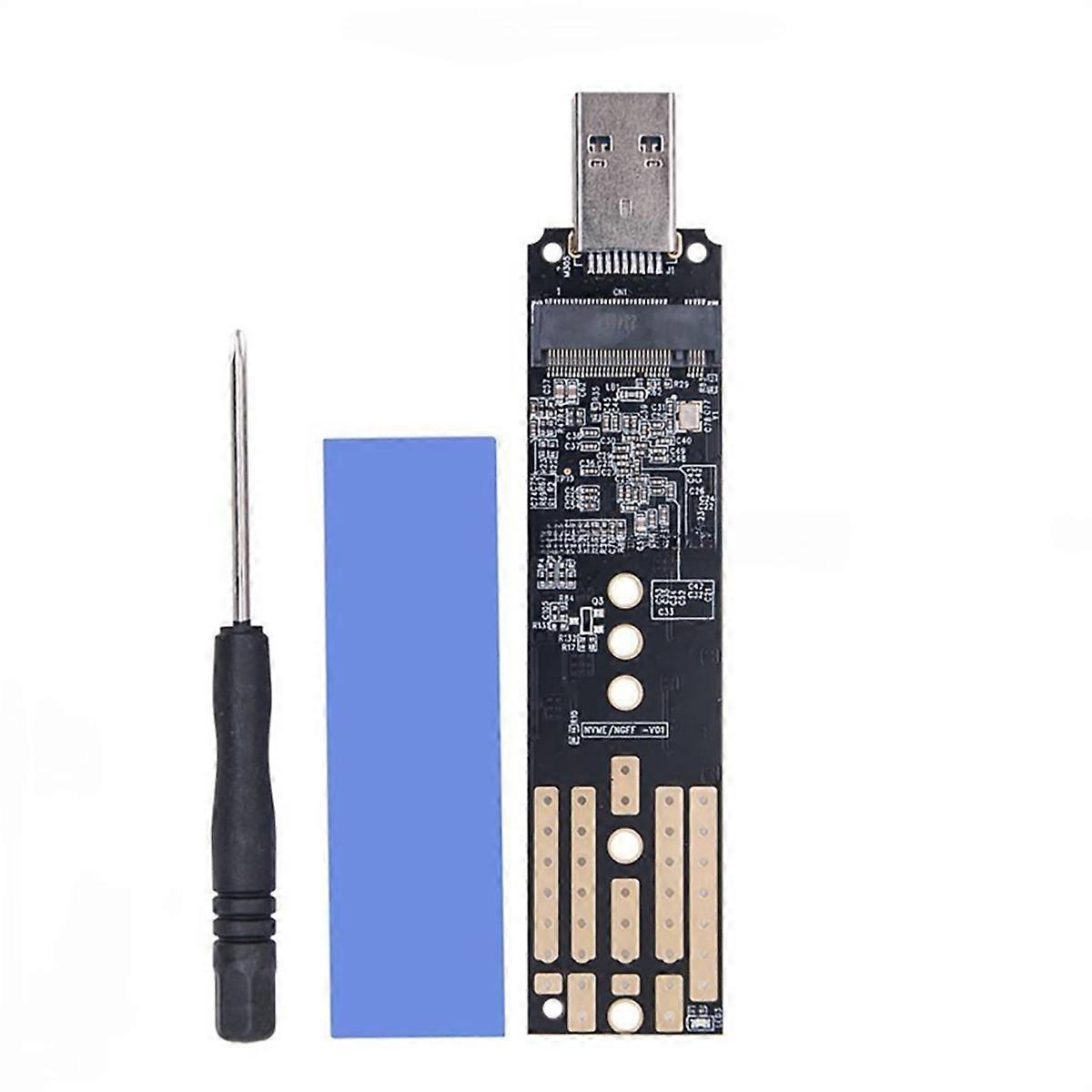 Custodia SSD M.2 per NVME NGFF a USB3.1 Conveter M2 SSDCase Adapter