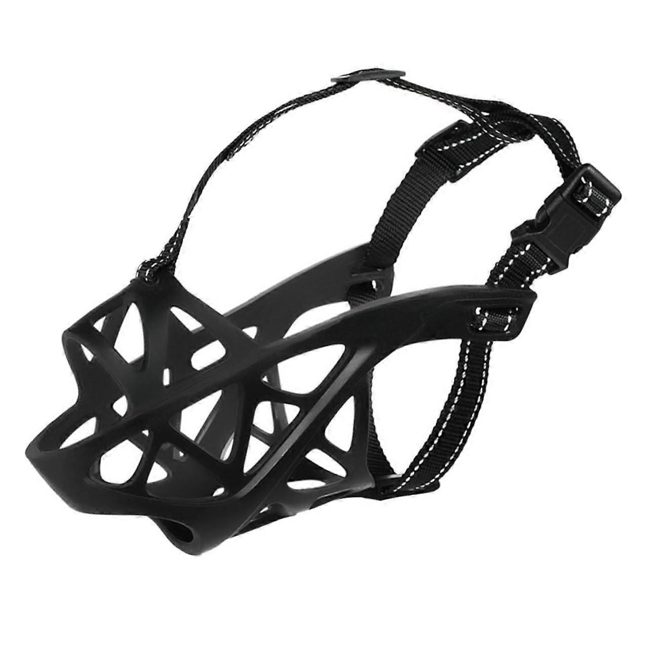 Dog muzzle cover made of breathable material and durable biteproof muzzle for pets, outdoor use and snoutfriendly.