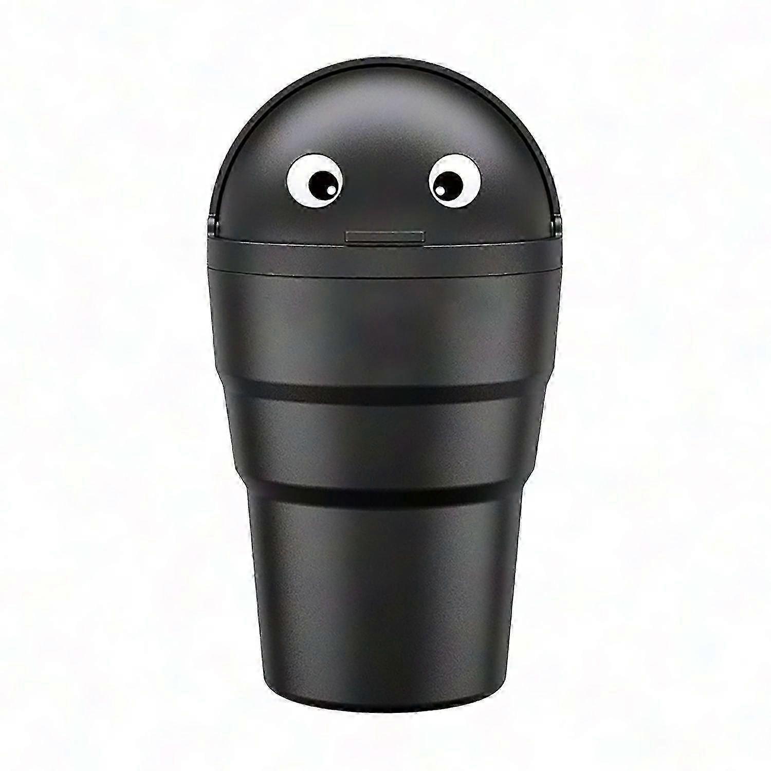 Mini Leakproof Car Trash Bin With Swing Lid