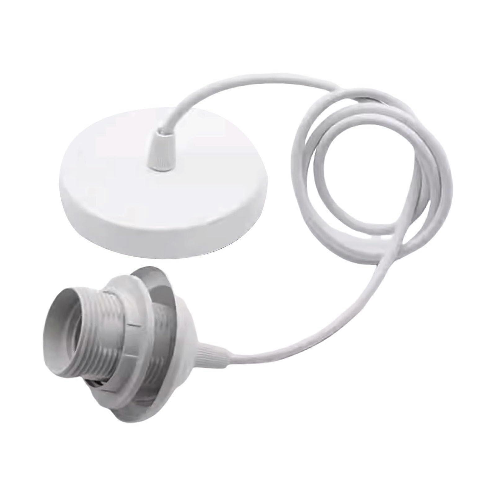 Ceiling lamp holder socket E27 lamp base pendant lamp holder with 1.5 m hanging wire for LED pendant light