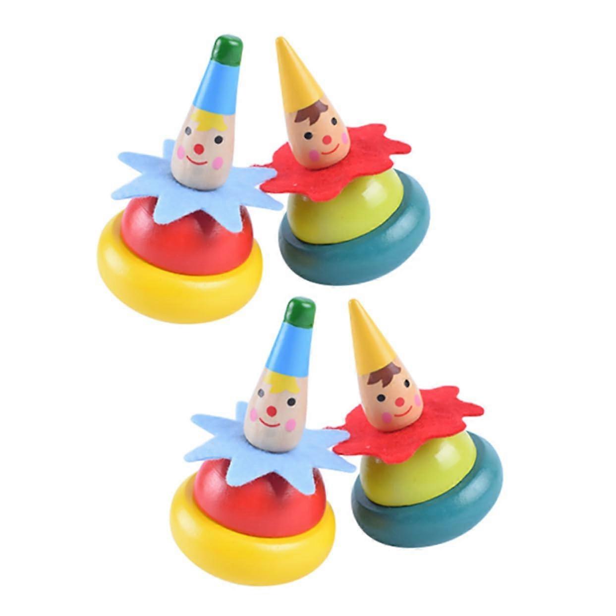 8Piece Wooden Spinning Set for Kids – Interactive Gyroscope Toy, Children's Accessories, Mini Jacket Decorations, ShellThemed Playthings