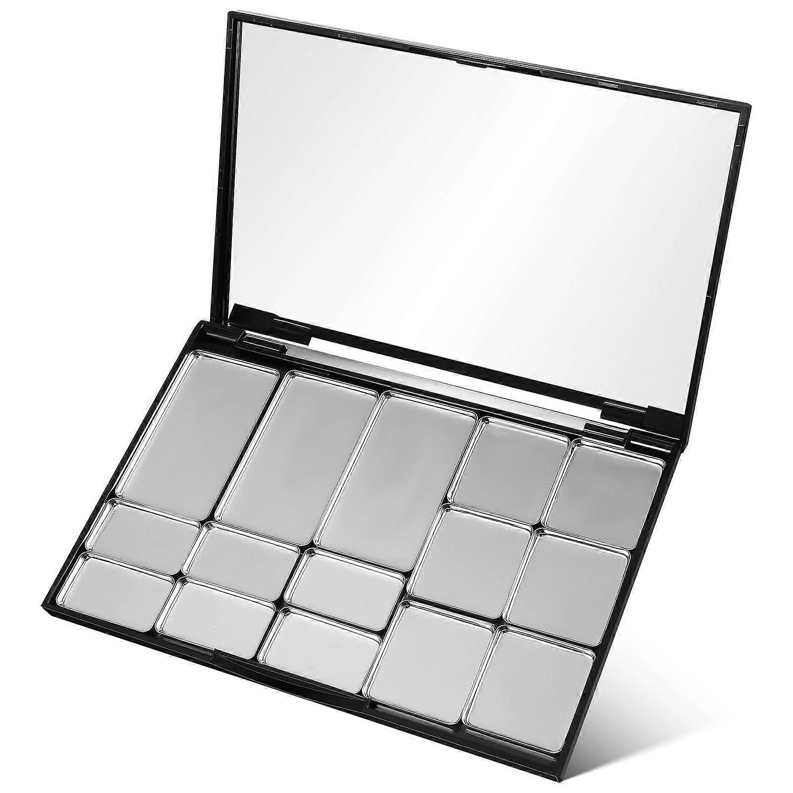 Empty Magnetic Makeup Palette Versatile Eyeshadow Organizer with Magnetic Base for Safe Storage of Pans, Highlights, Blushes, and More, Sturdy