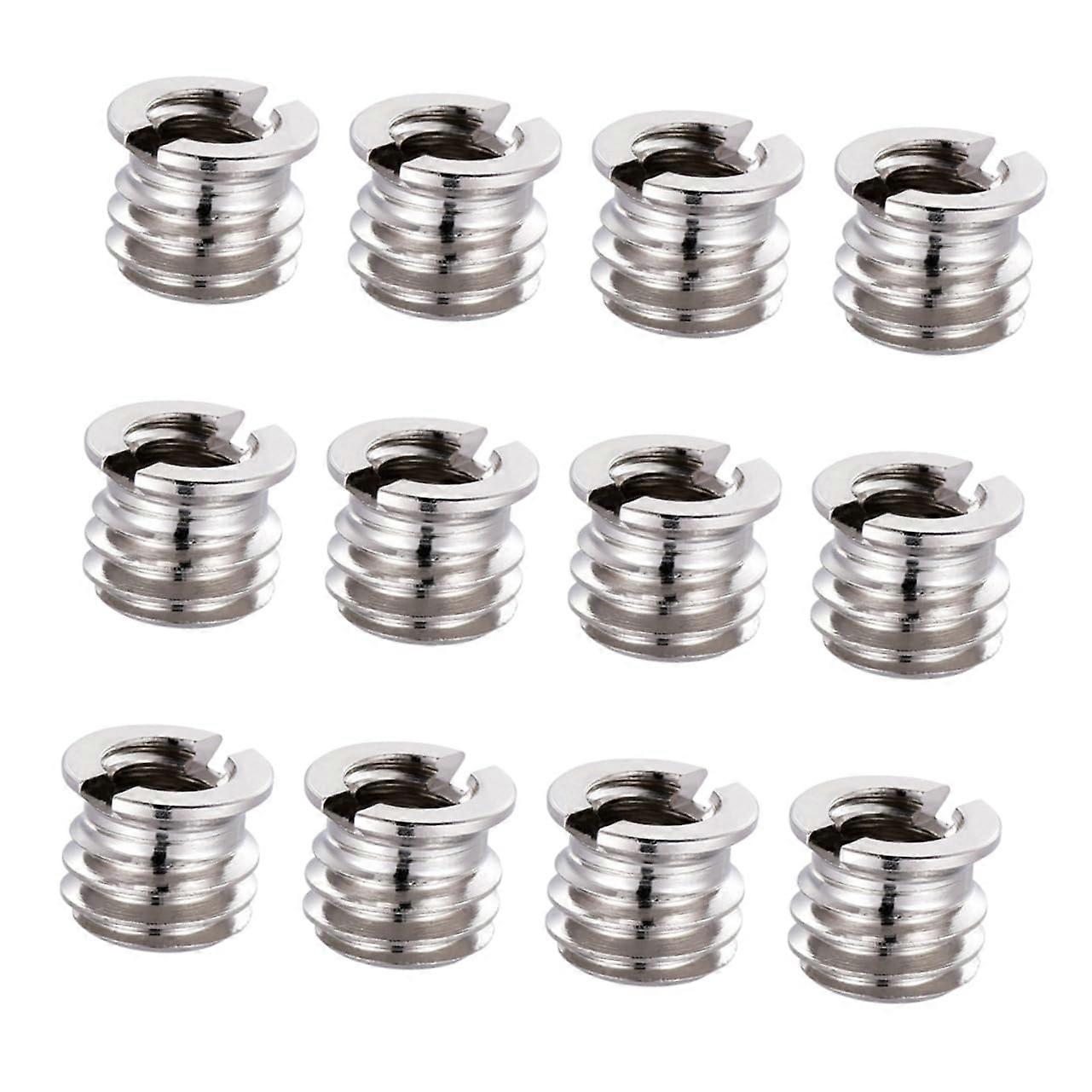 20 pieces microphone stand adapter screw suitable for microphone clips, simple stable metal accessory durable and reliable