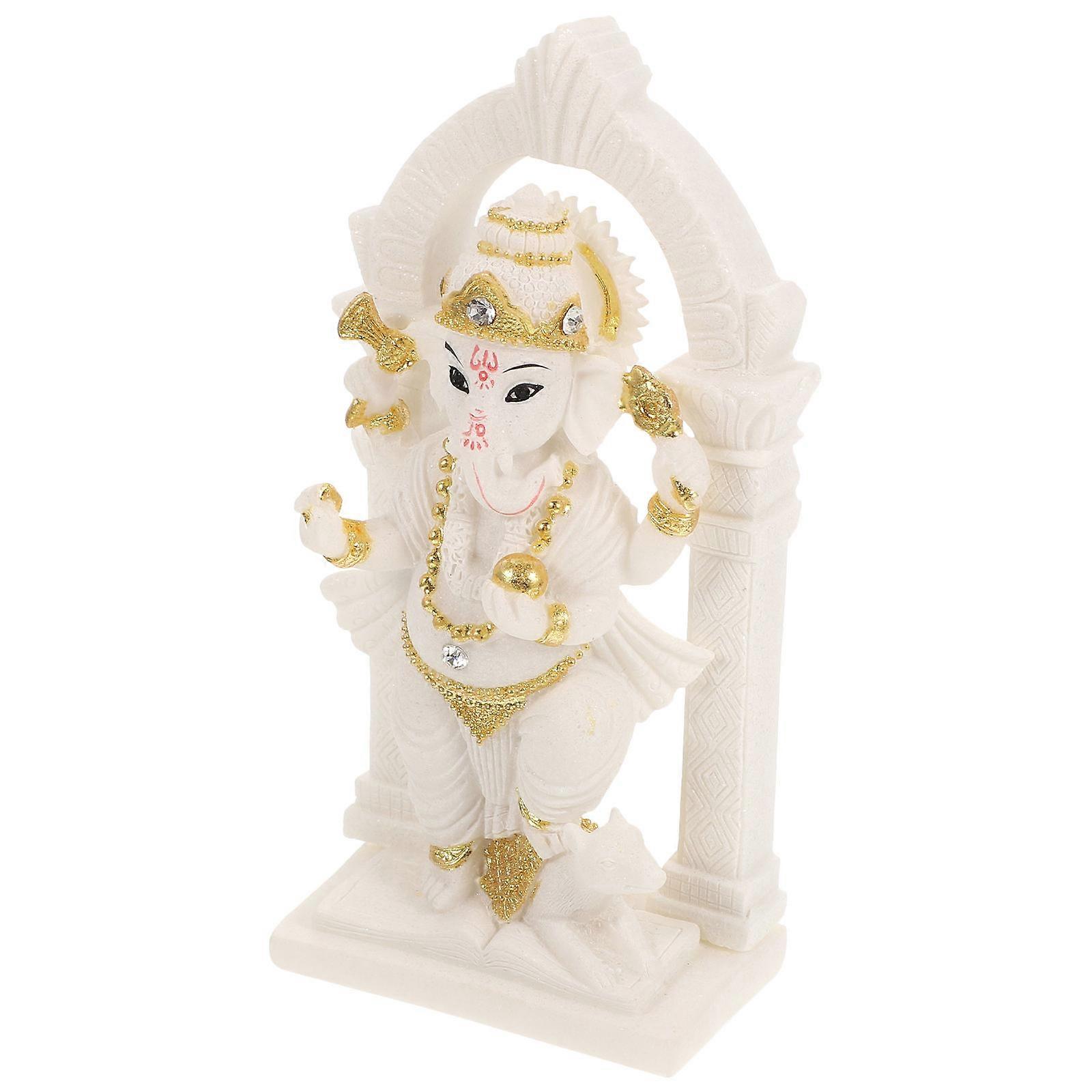 Temple Decoration Statue Shelf 16x7.6cm Blessing 1Pack