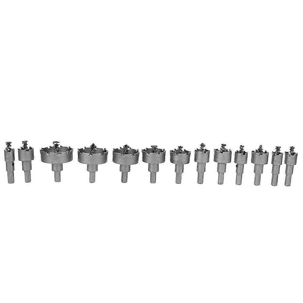 13PCs Drill Bit Hole Saw Set Carbide Tip Gear Cutter Electrical Tools  Accessory 16-53mm