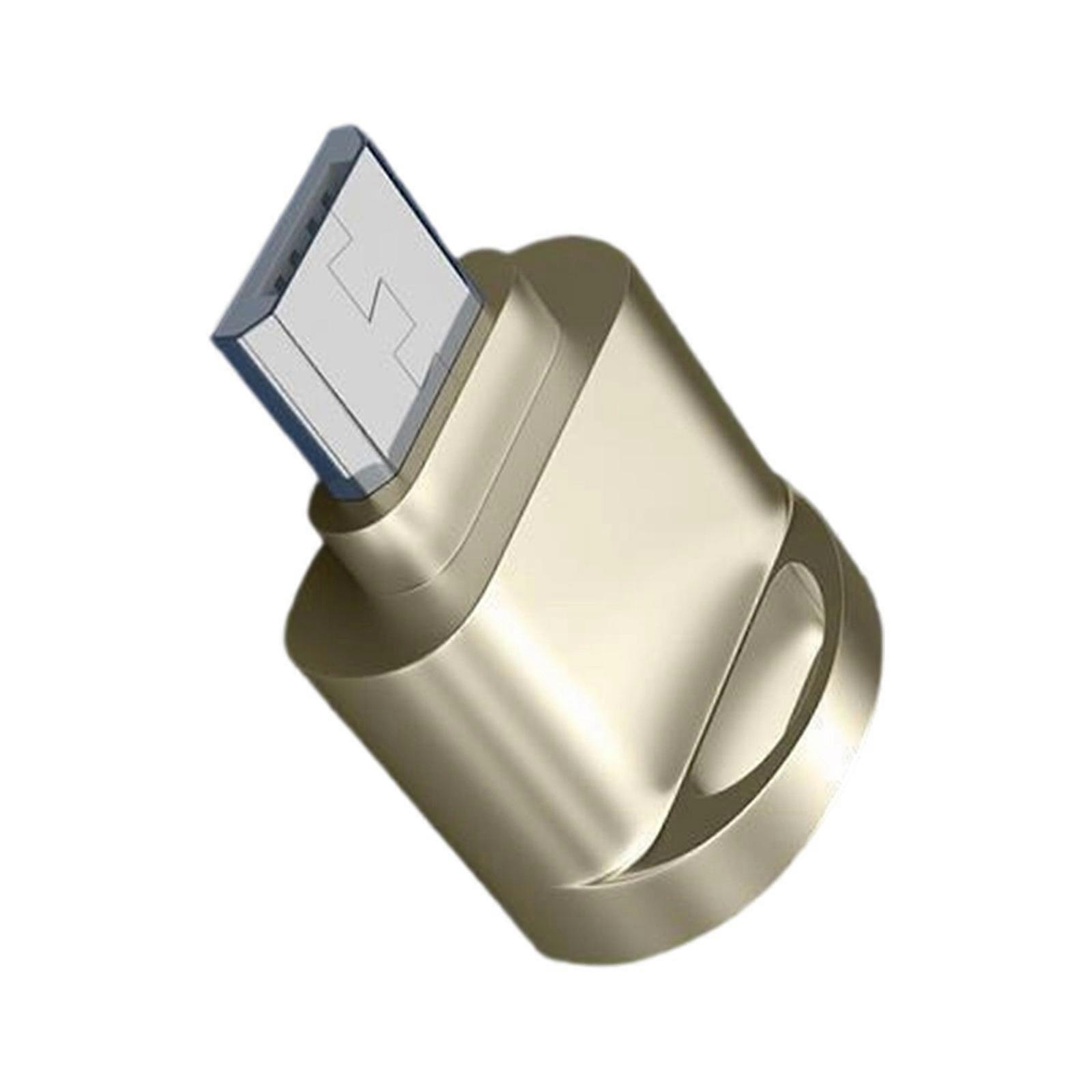 Dijital Kamera Hafıza Kartı Okuyucu Adaptörü Transfer Konnektörü için Mini USB TF Kart Adaptörü Dizüstü Bilgisayar Altın İçin Aynı Anda Okuyun